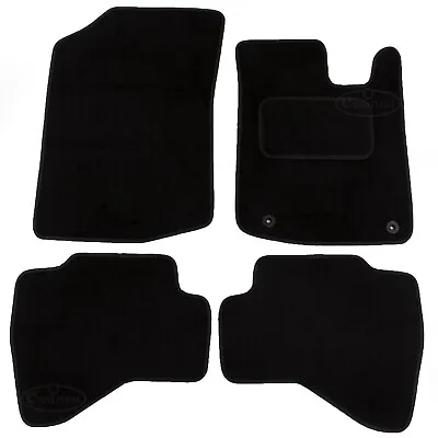 Fits Citroen C1 2005-2014 Tailored Carpet Car Mats Black 4pc Floor Set 2 Clips • £12.49