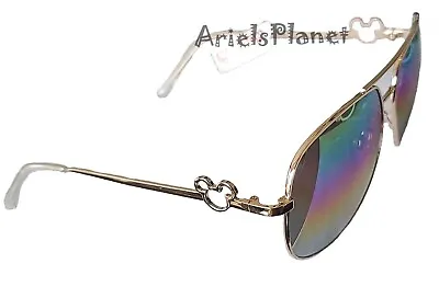 Disney Parks Golden Aviator Mickey Mouse Ears Adult Sunglasses • $29.99