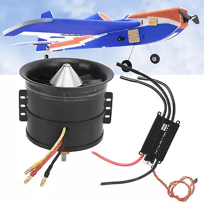 QX Motor 90mm EDF Set 1450KV Brushless Motor With 12 Blade Ducted Fan And 10 MNJ • $147.11