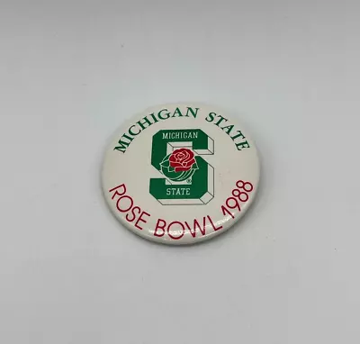 Michigan State University 1988 Rose Bowl Game Pin MSU Football GUC • $12.95