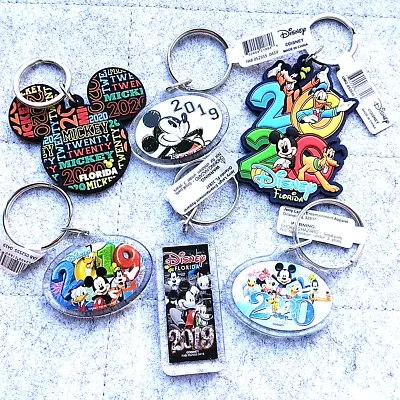 Mickey Mouse Keychain Lot 6 Pieces New Florida Souvenir • $18.97