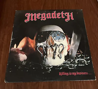 1985 Megadeth – Killing Is My Business.. And Business Is Good! LP Combat MX 8015 • $195