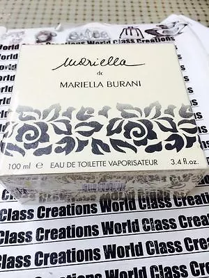 Mariella De Mariella Burani For Women - 3.4 Oz/100 Ml Edt Spray In  Box - Rare • $64.95