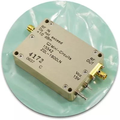 NEW Mini-Circuits ZQL-1900LN Low Noise Amplifier (1850-1910 MHz) • $59.97