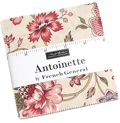 Antoinette Moda Charm Pack 42 100% Cotton 5  Precut Fabric Squares • $15.99