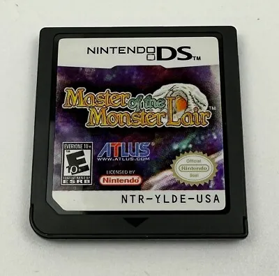 Master Of The Monster Lair DS (Nintendo DS 2008) Cartridge Only *Excellent* • $18.07
