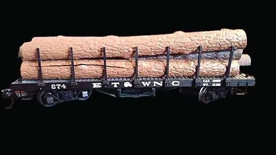 G-SCALE ET&WNC #274 LOGGING CAR With 5 Logs -- Bachmann Big Hauler • $75