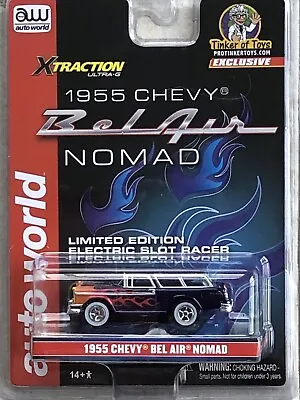 $54.99 • Buy Auto World Pro Tinker Exclusive Burple 55 Chevy Nomad Slot Car Ho Scale Afx Tyco