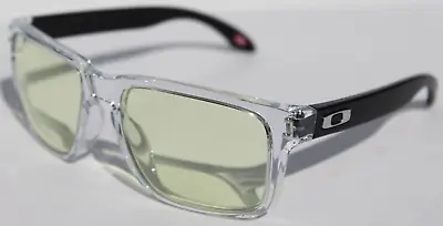 OAKLEY Holbrook Gaming Glasses/Sunglasses Clear Black/Prizm Gaming OO9102-X2 55 • $129.99