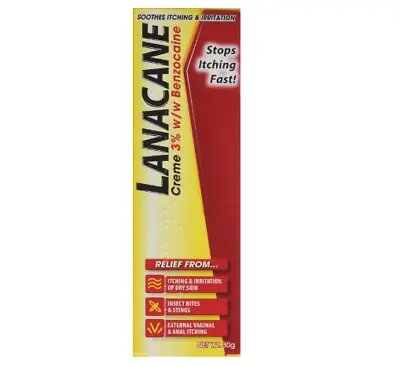 Lanacane Medicated Creme Tube Relief From Itching Insect Bites/Stings UK STOCK • £7.24