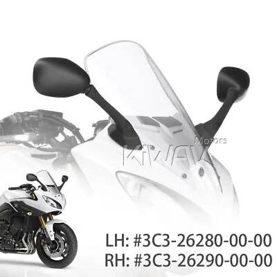 Replacement Mirror PAIR Fits Yamaha FZ1 (FZS10) 06'-14' FZS1 (FZS10) 15' ε • $61.10