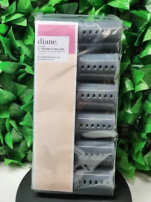 Set Of Diane 12 Pack 2  Magnetic Rollers New In Package Gray • $9.99