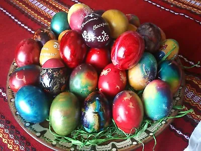 4 Colours Easter Egg Dye Paint For Decorating Art Eggs Uk Seller 1st Class Post • £3.45