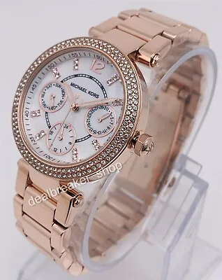 $129 • Buy Michael Kors MK5616 Mini Parker Rose Gold-Tone 33mm Ladies Wrist Watch