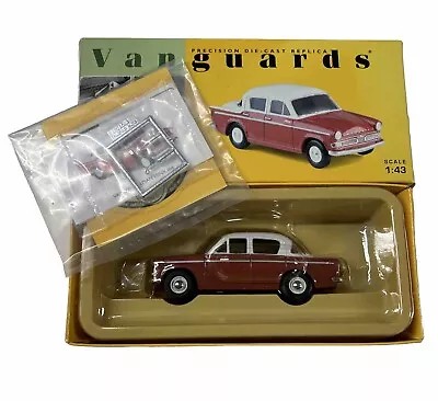 Vanguards1/43 Hillman Minx IIIA/ Ember Red & Cream. • £22.50