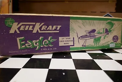 Keil Kraft Eaglet Rubber Power Sticks & Tissue Balsa Very Old KK Kit OFFERS! • £39