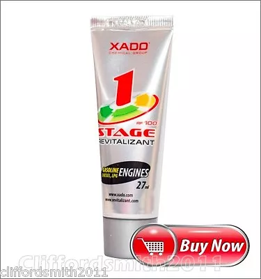 $37.99 • Buy XADO 1 Stage Revitalizant Gel Gasoline Diesel LPG Tube 27 Ml BEST SUPER PRICE