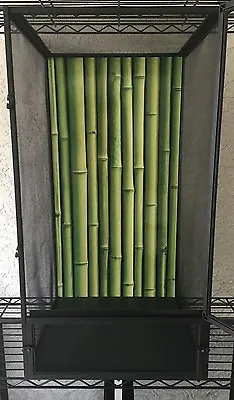 Zoo Med ReptiBreeze BACKGROUND INSERT Fits Medium 16 X 16 X 30 Inches BAMBOO NEW • $16.99