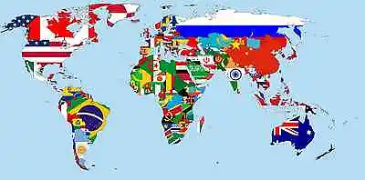 £4.99 • Buy World Flags 5 X 3 FT - Large Great Quality Country National International Nation