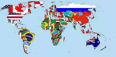 World Flags 5 X 3 FT - Large Great Quality Country National International Nation • £4.99