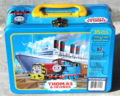 Thomas & Salty At Brendam Docks Sealed 35 Piece Puzzle In Metal Lunchbox 2007 • $10.99