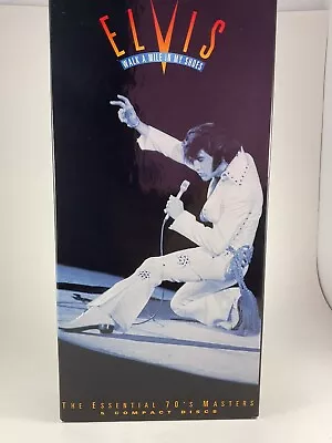 Elvis Presley Essential 70’s Master 5CD Set W Book & Stamps • $52.99