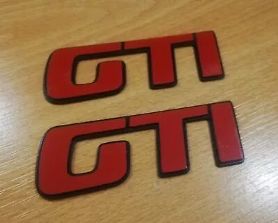 2x 106 / 306 GTI Reproduction 3D Emblem - Fits Peugeot - Door Emblem - Badge • $27.50