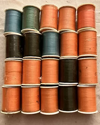 Job Lot Of Mixed Cotton Reels Polyester Sewing Thread • £5