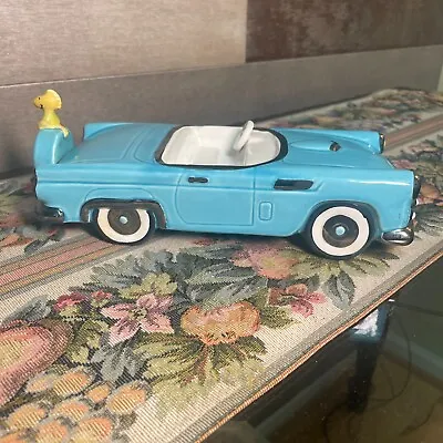 Peanuts Snoopy Woodstock Thunderbird Vintage Car Music Box By Willitts 1989 • $100