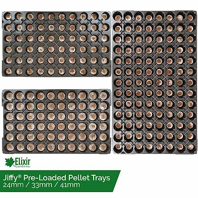 £399.99 • Buy Jiffy 7 Preloaded Trays Organic Peat Compost Pellets Hydroponic Seed Propagation