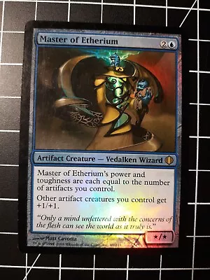 Master Of Etherium X1 FOIL Shards Of Alara Artifact Rare CARD • $7.99