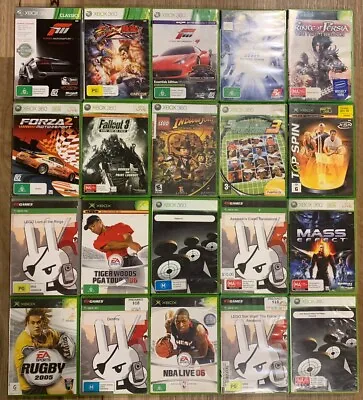 20 Xbox 360 Games Job Lot Bulk Bundle PAL  AUS Collection Microsoft X Box Game • $44.98