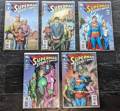 $30 • Buy Superman - Secret Origin #1, #3, #4, #5, #6 Geoff Johns And Gary Frank DC Comics