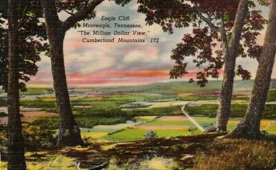 Postcard - Eagle Cliff Monteagle Tennessee  The Million Dollar View  1338 • $7.29