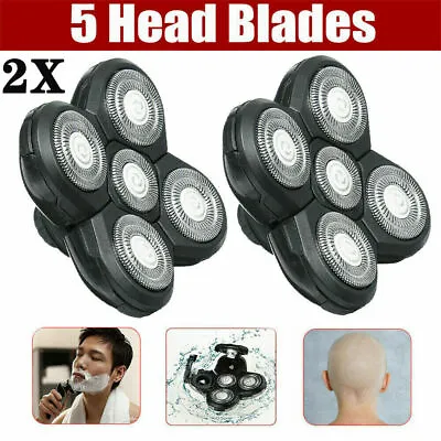 5 Head Blade Shaver Replacement Head Beard  For 4D Electric Razor Trimmer New • $27.51