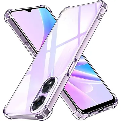 $19.50 • Buy Oppo A98 5G A17 A57s A78 Case Clear Soft Airbag Shockproof Crystal Bumper Cover