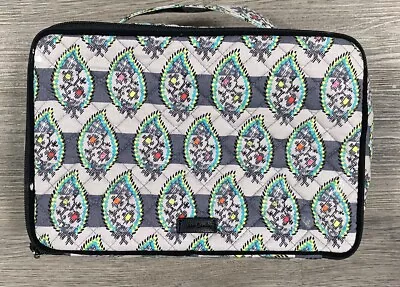 Vera Bradley Iconic Large Brush & Blush Makeup Case Travel Organizer • $14