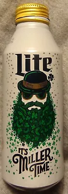 Miller Lite St. Patty's Day 2022 Metal Bottle - Limited Edition - 16 Ounce • $2