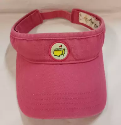 MASTERS AUGUSTA NATIONAL PINK ADJUSTABLE VISOR BY MAGNOLIA LANE Golf Hat Cap • $15