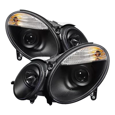 Benz 03-06 W211 E-Class Black Projector Headlights (Factory HID Models Only) • $308.57