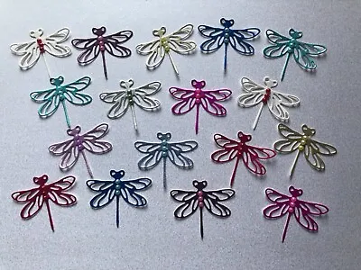 £2.70 • Buy 17 Dragonfly Die Cut Shapes For Card Making,scrapbook, Toppers, Embellishments 
