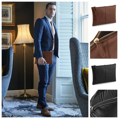 £10.45 • Buy Faux Leather IPad Mini Tablet Kindle Pencil Phone Case Pouch Bag Mens Wallet