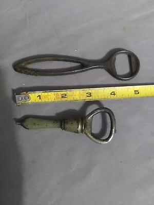 2 Antique Cast Iron Bottle Opener • $7.99