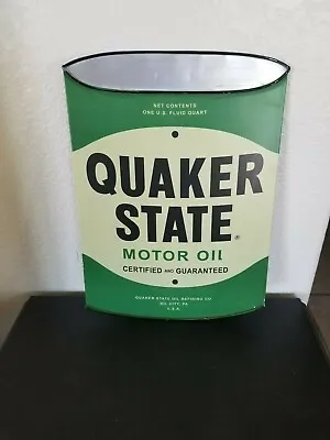 Quaker State Motor Oil Tin Sign • $19.99