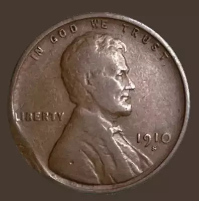 1910-S LINCOLN WHEAT CENT Penny Hard Date FINE 6981N • $33.49