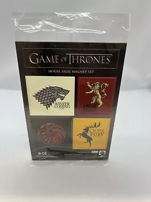 Official Game Of Thrones Sigil Fridge Magnets Novelty Gift Item Set Of 4 Magnets • £3.95