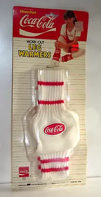 Vintage 1980s Coca Cola Work-out Leg Warmers In Package RARE • $25.99