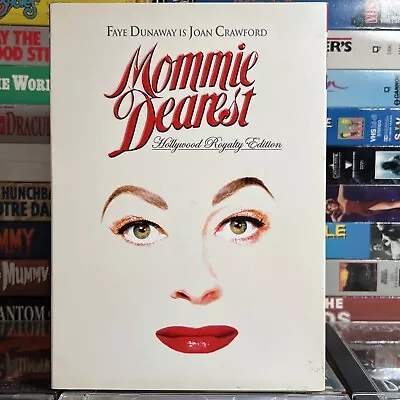 Mommie Dearest 1981 DVD Faye Dunaway Joan Crawford Bio John Waters Commentary • $18.99
