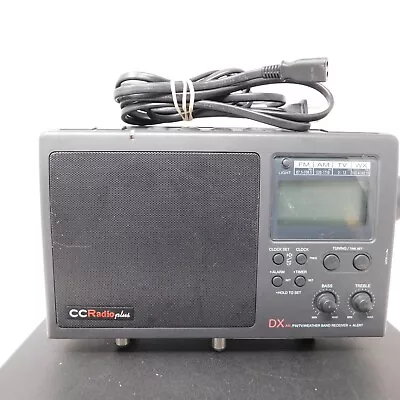 C Crane CC Radio Plus DX AM FM AUX Weather Alert Clock Portable Radio • $48