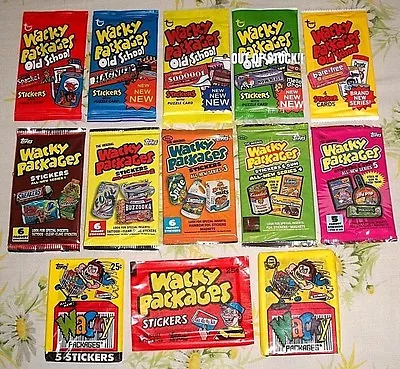 Wacky Packages~pick A Pack~ans12345 & 198691 & Old School Series + More • $2.49